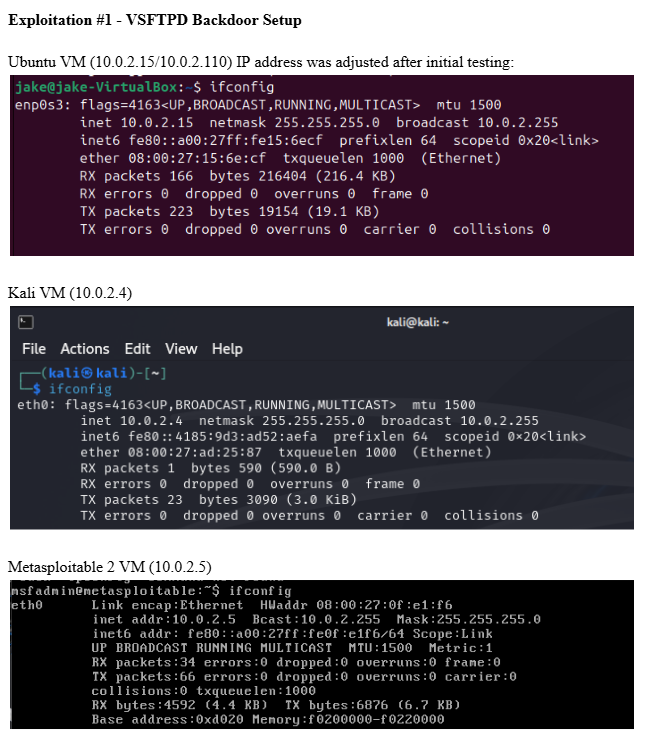 Network Interface Configuration for VSFTPD