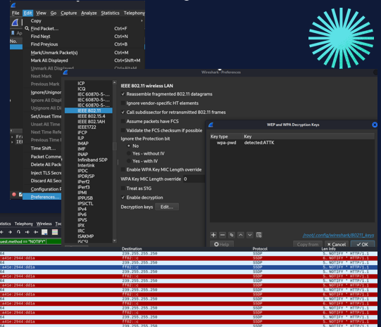 TLS Session Key Pre-Master Secret Setup