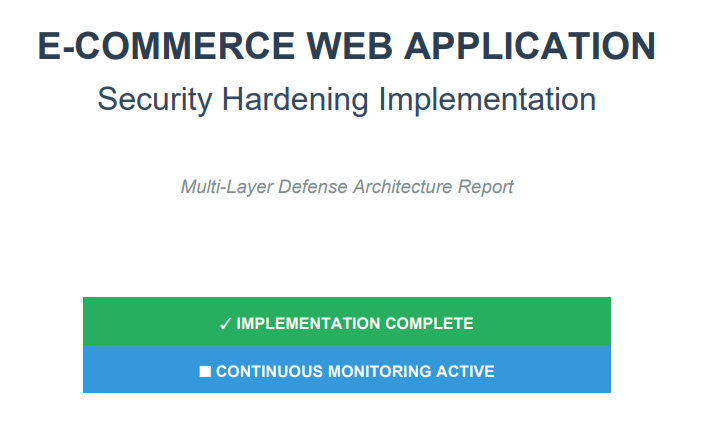 CourtCrate E-Commerce Security Response Report